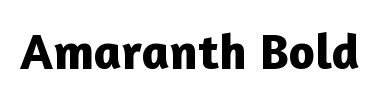 Fuente Amaranth Bold