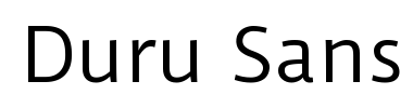 Fuente Duru Sans