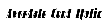 Fuente Avondale Cond Italic