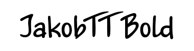 Fuente JakobTT Bold