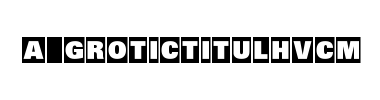 Fuente a_GroticTitulHvCm