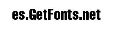 Fuente CyrillicCompressed Medium