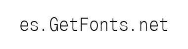 Fuente MonoCondensedC